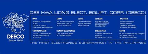 deeco electronics cainta|Branches of Deeco in City of Manila, Metro Manila .